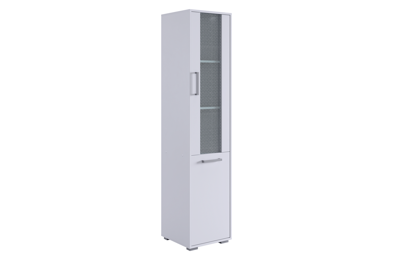 Лайт-2 Стеллаж (белый/белый)