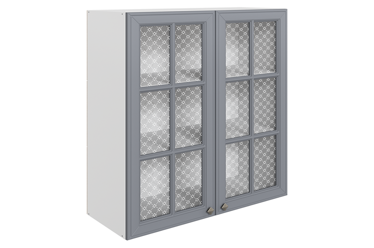 Мишель Шкаф навесной L800 Н900 (2 дв. реш.) (эмаль)
